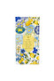 Lemon Garden and Tile Patterned Mediterranean Beach Towel - 2
