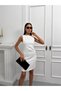 Women's Sleeveless Mini Dress Straight Cut Stylish Invitation Office Dress - 8