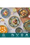 24 Pieces Dinnerware Set, Plates and Bowls, Porcelain, Service for 6, Series SIMI - 3