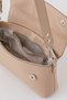 Women's Zoya Model Soft Leather Look Mink Shoulder Bag and Crossbody Baguette Bag - 8