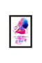 Be That Woman Quote Wall Painting Motivational Floral Art 30x40 cm