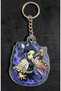 Owl Bag Demon Slayer Shinobu Kocho Patterned Acrylic Keychain Bag Ornament - 2