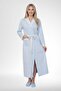 Mecit 6397 Blue Women's Long Dressing Gown Pajama Set - 4