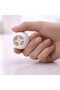 15 Pcs Plastic Round Ball Button Bright White Cabinet Furniture Kitchen Cupboard Drawer Handle Knob Handles - 4