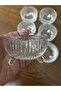 6-Piece Set of Three-Legged Striped Bowls, Presentation Bowls, Jam Bowls, Breakfast Bowls, Ice Cream Bowls, 120 Ml-8 cm - 2