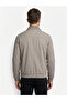 Men's Seasonal Beige Coat - Stylish Jacket with Functional Pockets, Lining, Zipper, and Snap Buttons - 3