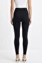 Ladybom Women's Black High Waist Tights - 6