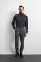 Navy Blue Men's Slim Fit Trousers B35W33001