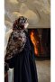 Cotton Garden Pattern Shawl-Taba - 8