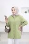 6293 - Stylish Comfortable Women's Shirt with Sleeve-Pocket Embroidery Detail in Woven Soft Fabric