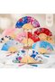 Natural Wooden Bamboo Fan Foldable Hand Fan Vintage Decorative Cooling Stylish Design Summer Hand Fan Gift Special Production