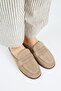 Linette Women's Genuine Leather Loafer Sabo Mink Slippers - 3