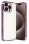 Ilkeshop New iPhone 15 Pro Max Lens Silicone Case (142842) - Purple