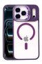 Ilkeshop iPhone 17 Pro Max Cover with Remim Lens and Magsafe Stand - (172336) Deep Purple