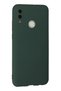 Ilkeshop New P Smart 2019 Case Nano Inside Velvet Silicone - (175614) Dark Green - 3