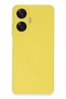 Ilkeshop New Realme C55 Case Nano Velvet Silicone (193304) - Yellow - 4
