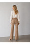 7673 Flared Leg Women's Crepe Trousers - 4