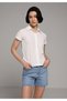 Regular Fit High Waist Straight Women's Light Indigo Denim Jean Shorts