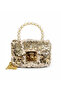 Sequined and Stylishly Decorated Children's Sweater Bag Si Shoulder Bag Wedding Feast Bag Si - 2