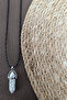 White Turquoise Natural Stone Pendant Original Gemstone Pendant Nail Cut Natural Stone Pendant