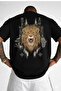 Lion Back Print Oversize T-Shirt