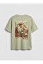 Crew Neck Van Gogh Printed Women's T-Shirt (S6) - 6