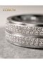 Endless Radiance Series Women's Steel Ring Modern Wedding Ring Size 17 - 8