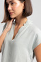 Janet Women's Short Sleeve Blouse Green - 5