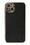 Ilkeshop New iPhone 14 Case Volet Silicone (103224) - Black - 2