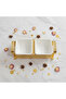 Pilsco Luxury White Ceramic Dual Candy Bowl with Premium Gold Metal Holder & Decorative Lid – Elegant Majlis Serving Tray 25×12 cm - 3