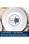 Vitrelle Glass Dinnerware, 12pc Set, New York White - 6
