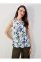Crew Neck Floral Blouse