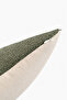 طقم غطاء وسادة منسوج باللون الأخضر من Odin Modern مكون من قطعتين - 7