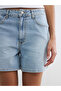 Regular Fit Women's Jean Shorts - 3