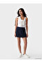 Elastic Waist Shorts Skirt