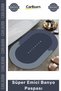 # Non-Slip Base Quick Drying Microfiber 38X58 cm Stylish Modern Super Absorbent Bath Mat