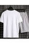 T-Shirt Shorts 2-Piece Combination Sweat-Absorbing Rhythmic Heart Printed Women's / Girls' Model - 2