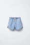 Unisex Summer Denim Set with Elastic Waist and Bottoms - 3