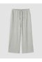 Trendlucky Women's Textured Trousers with Elastic Waist and Difference in Color - 5