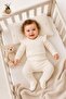Baby Girl Booties and Snap-On Bodysuit Set, Soft Textured, 0 3 6 Months - 4
