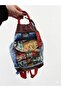 Old Cotton Gabardine Small Backpack Colorful Bag - 2