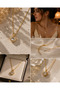 Pearl Gold Heart Large Necklace - 3