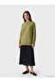 Esvab • Modern & Distinctive Zero Roba Collar Loose Fit Women's Knitwear Tunic - 3