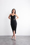 Strappy Collar, Sparkling, Brooch Detailed, Slit, Stylish Evening Dress - 2