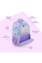 18" School Bag Set of 3-Backpack, Lunch Bag & Pencil Case w/ Laptop Compartment - Purple - 3