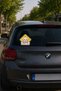 Baby in Car Auto Window Sticker 17X17 cm |   Colorful Baby on Board Car Sticker - 2