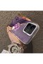 Vivo V60 Lite 5g Compatible Silicone Edge Hard Back Anti-Fall Phone Case Luck Clover Patterned - 4