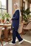Arma Detailed Double Suit 1730 - Navy Blue - 6