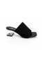 Knitwear Ultra Soft Anatomical Sole Transparent Heel Elegant Women's Slippers - 3