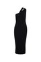 Rochie midi neagră de damă - 5
